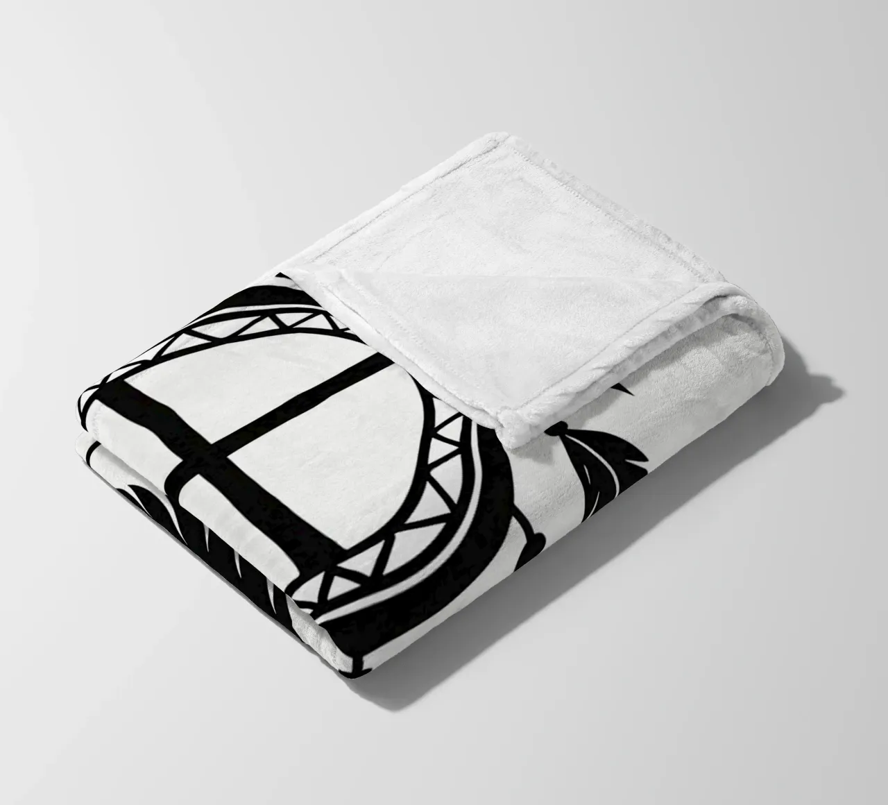 The Last Of The Mohicans Print coperta in pile da MoviesArt