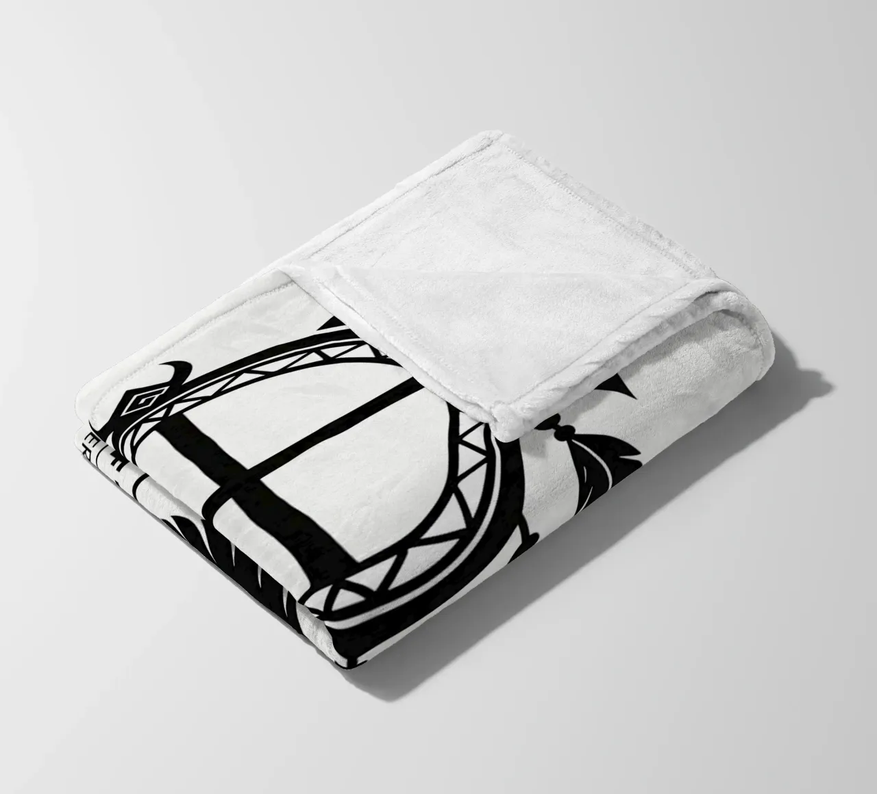 The Last Of The Mohicans Print coperta in pile da MoviesArt