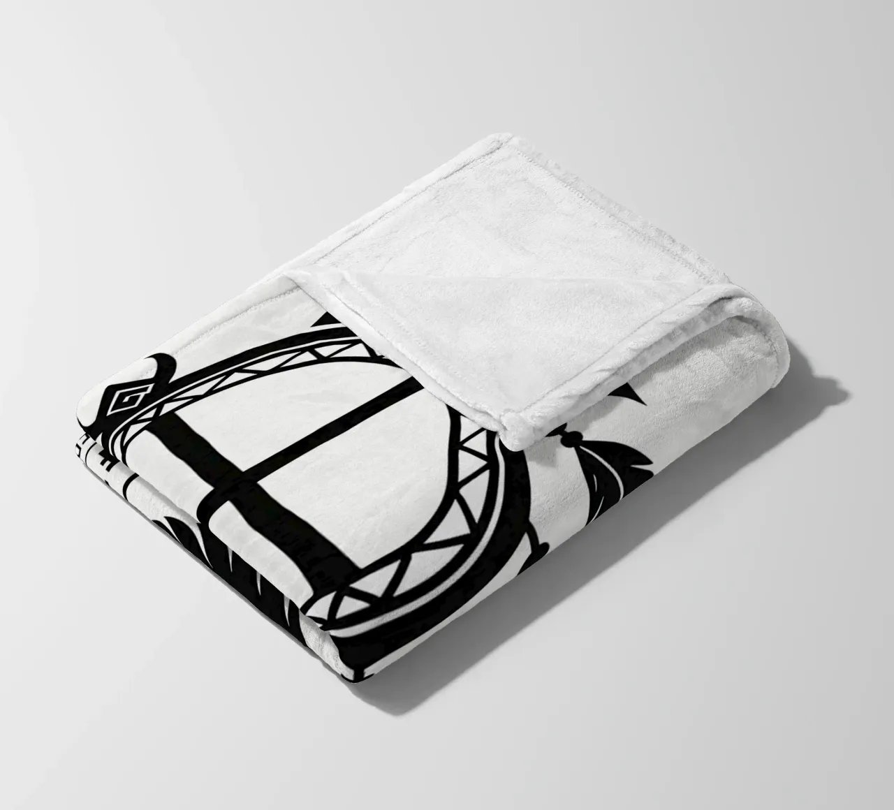 The Last Of The Mohicans Print coperta in pile da MoviesArt