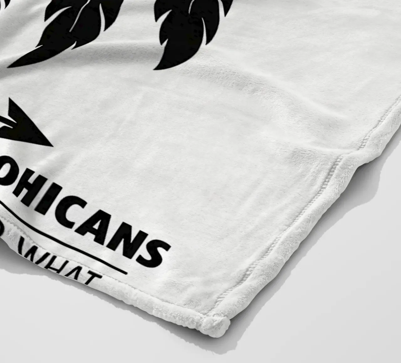 The Last Of The Mohicans Print coperta in pile da MoviesArt