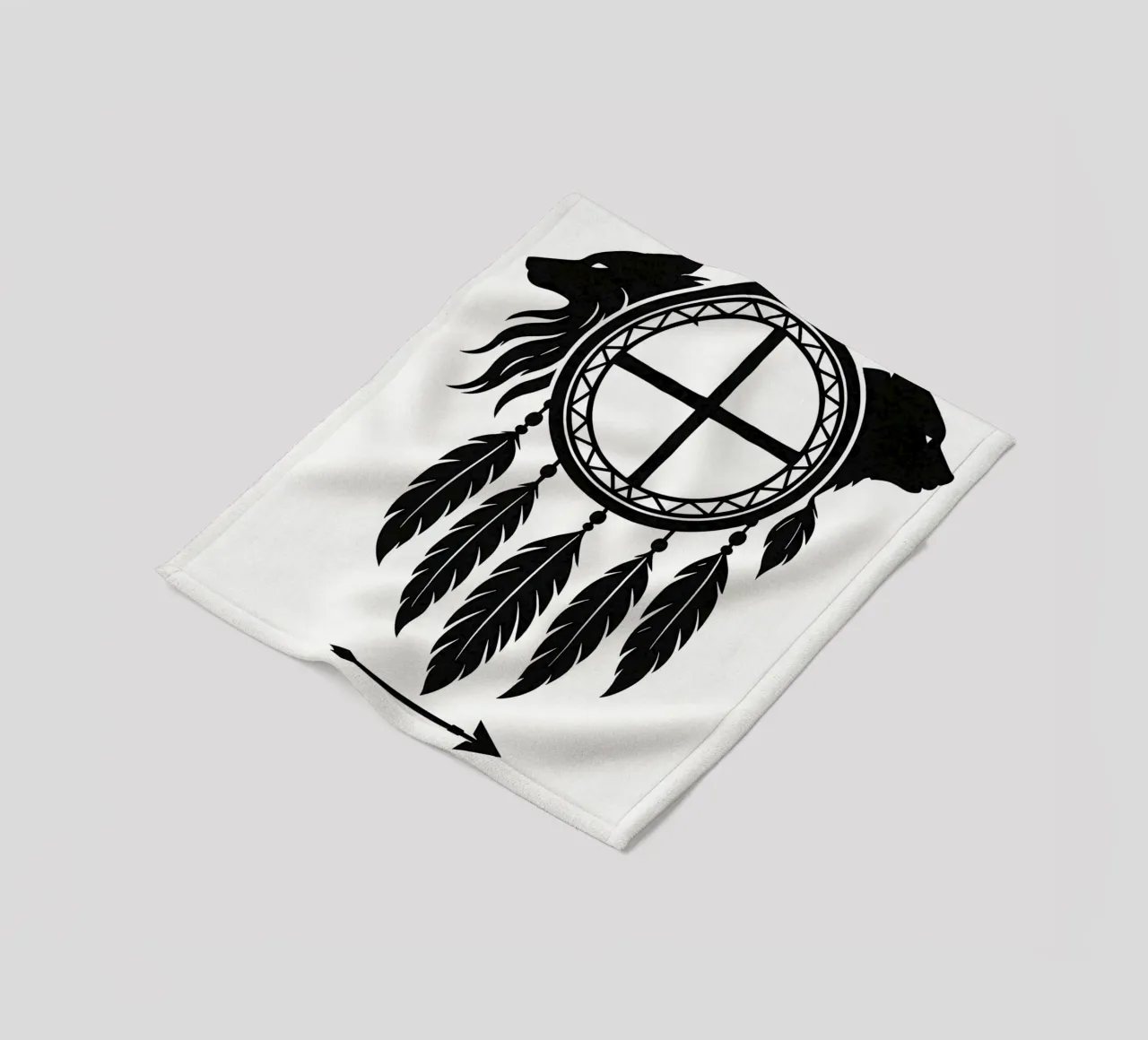 The Last Of The Mohicans Print coperta in pile da MoviesArt