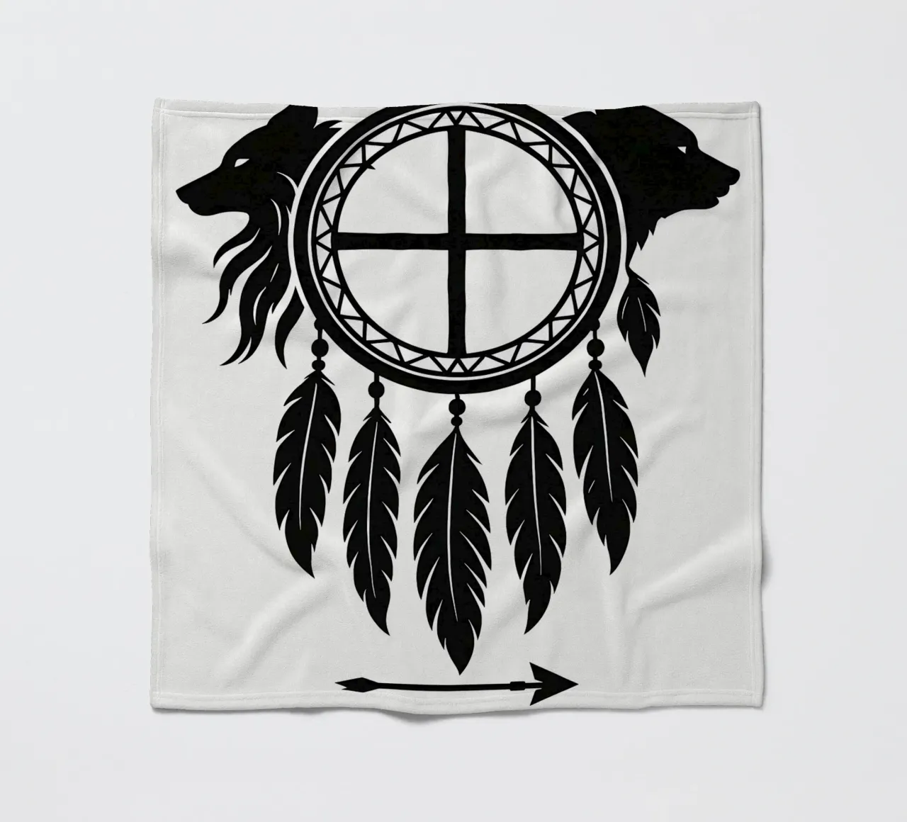 The Last Of The Mohicans Print coperta in pile da MoviesArt