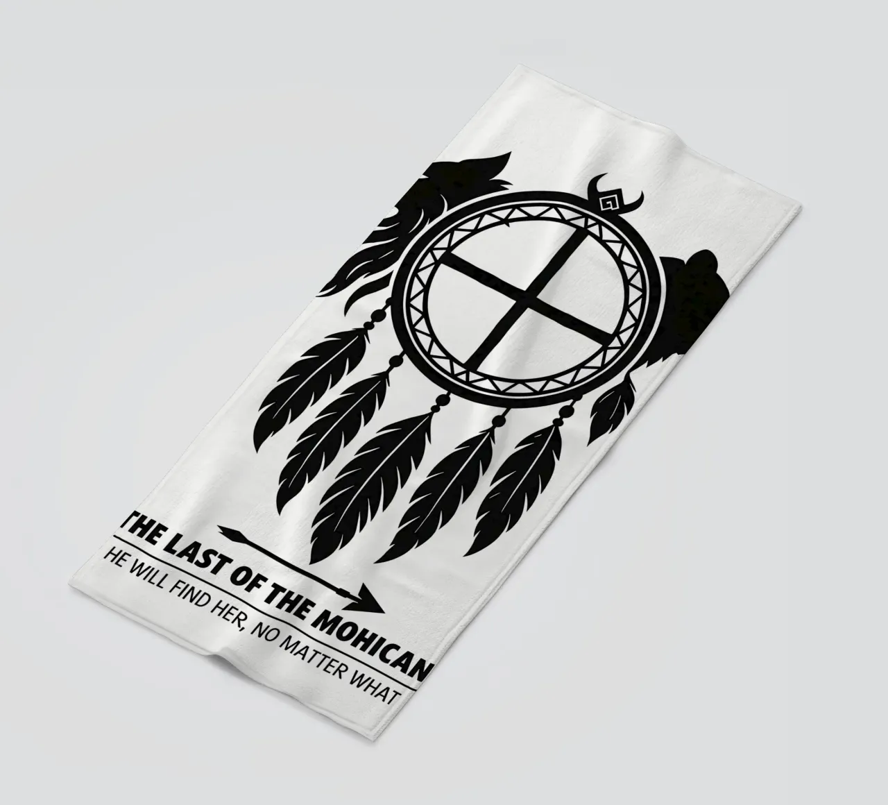 The Last Of The Mohicans Print telo mare da MoviesArt