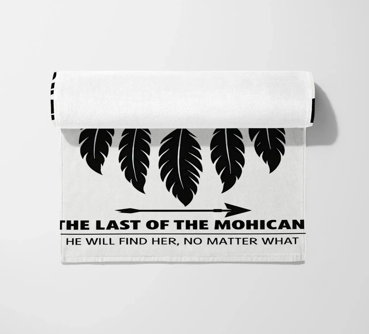The Last Of The Mohicans Print telo mare da MoviesArt