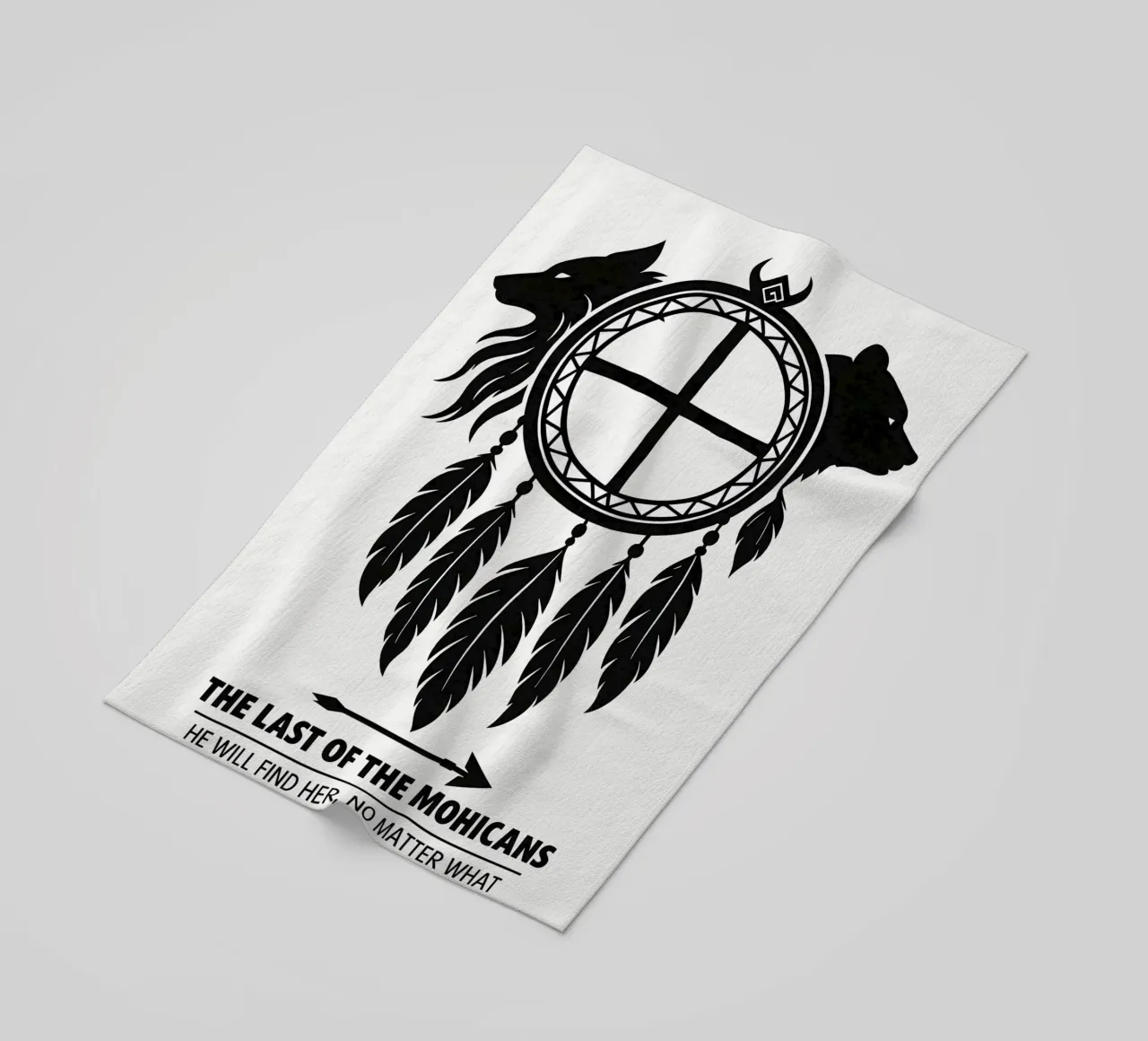 The Last Of The Mohicans Print telo mare da MoviesArt