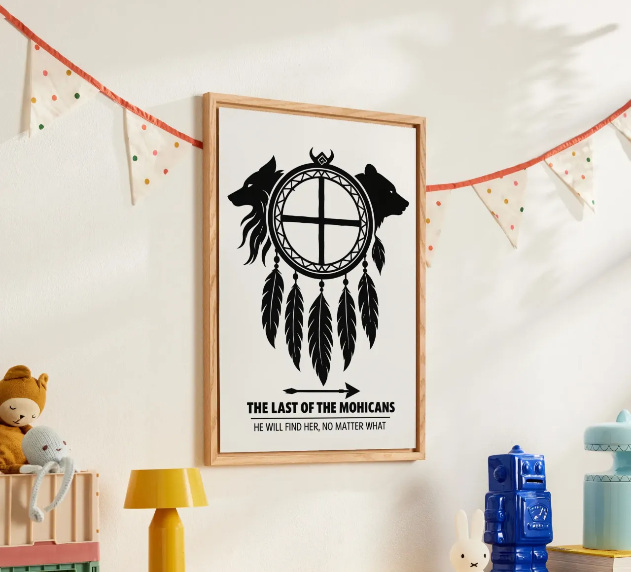 The Last Of The Mohicans Print plexiglass da MoviesArt