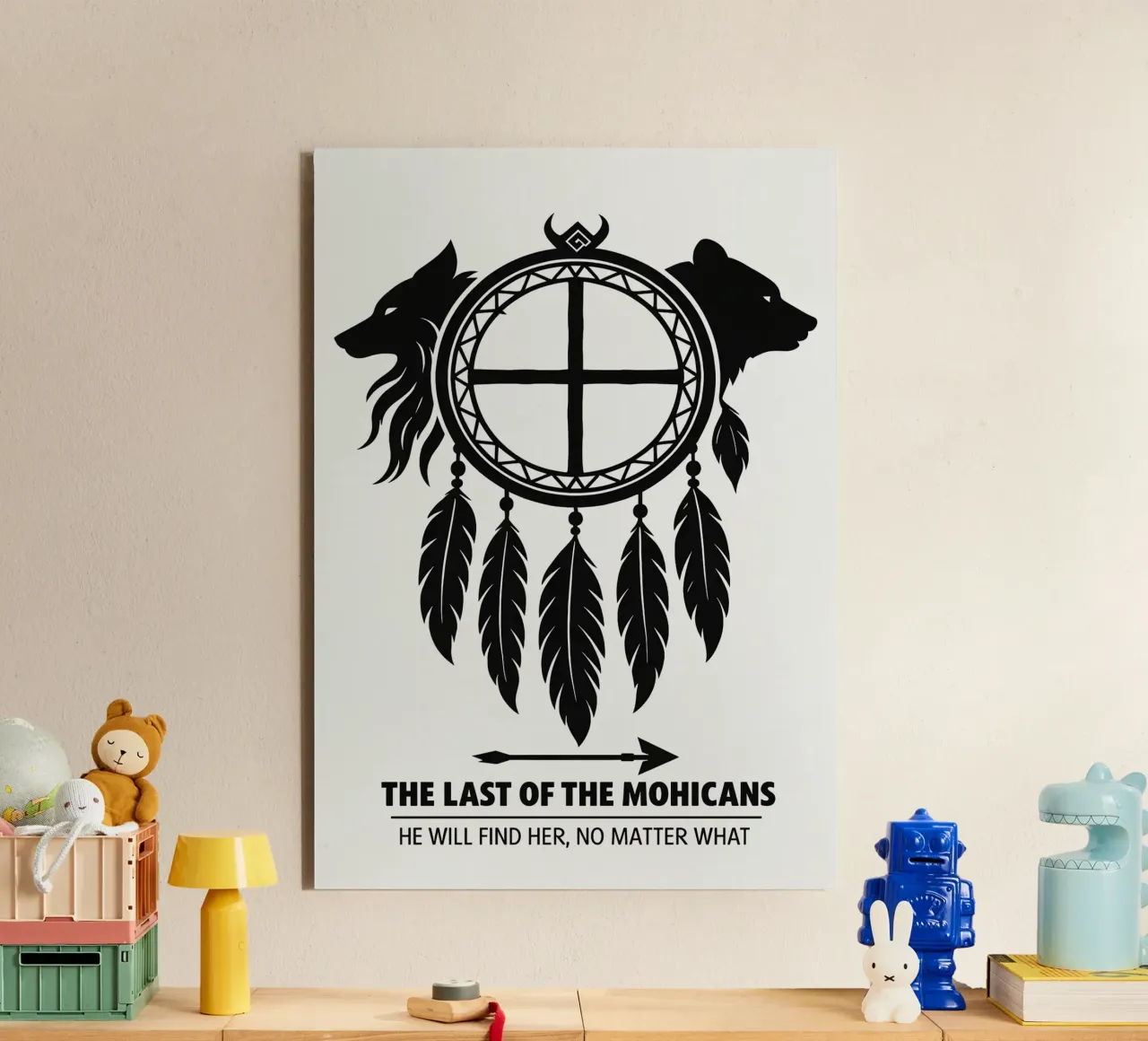 The Last Of The Mohicans Print pannello forex da MoviesArt