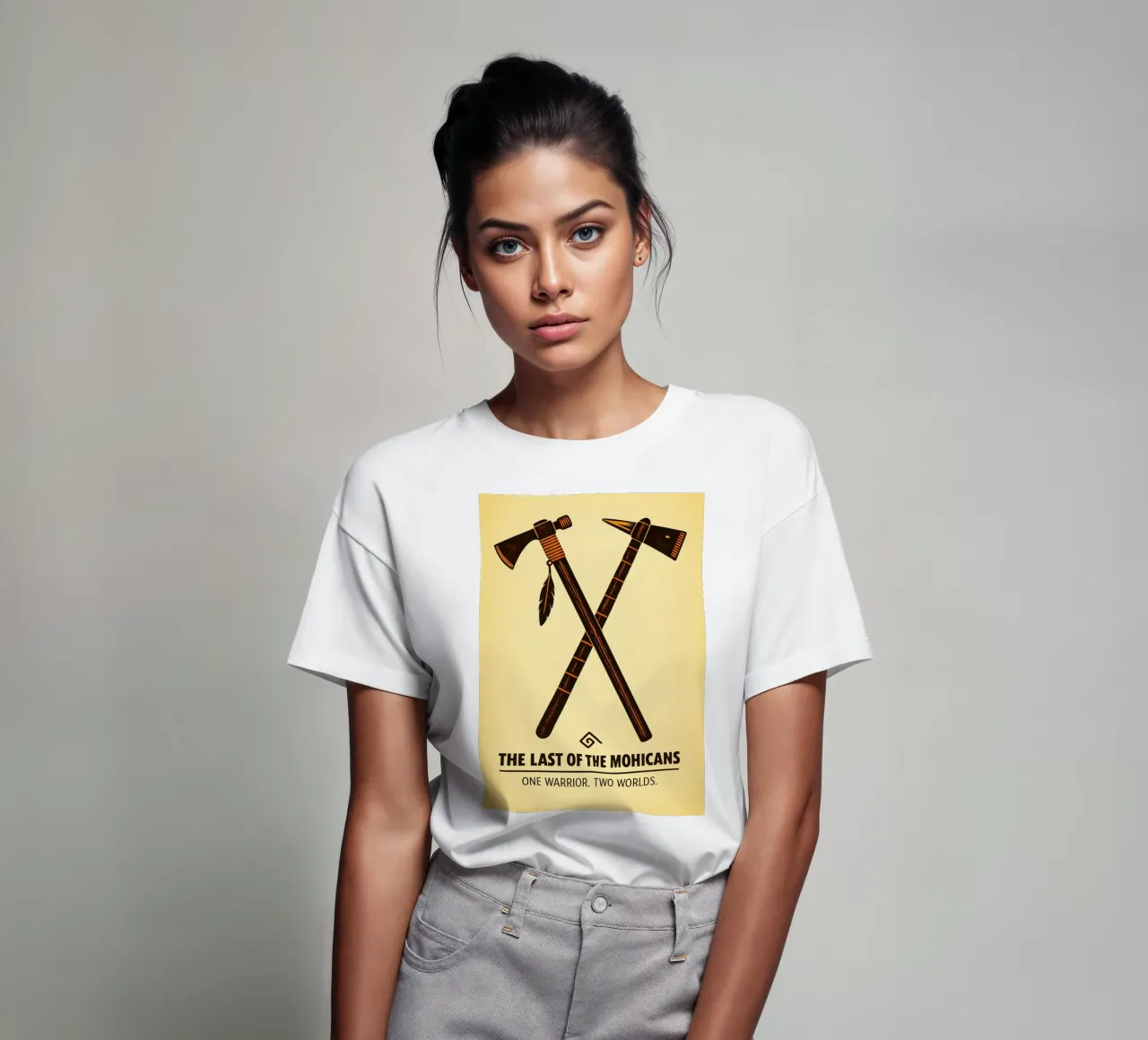 The Last Of The Mohicans Print t-shirt da MoviesArt