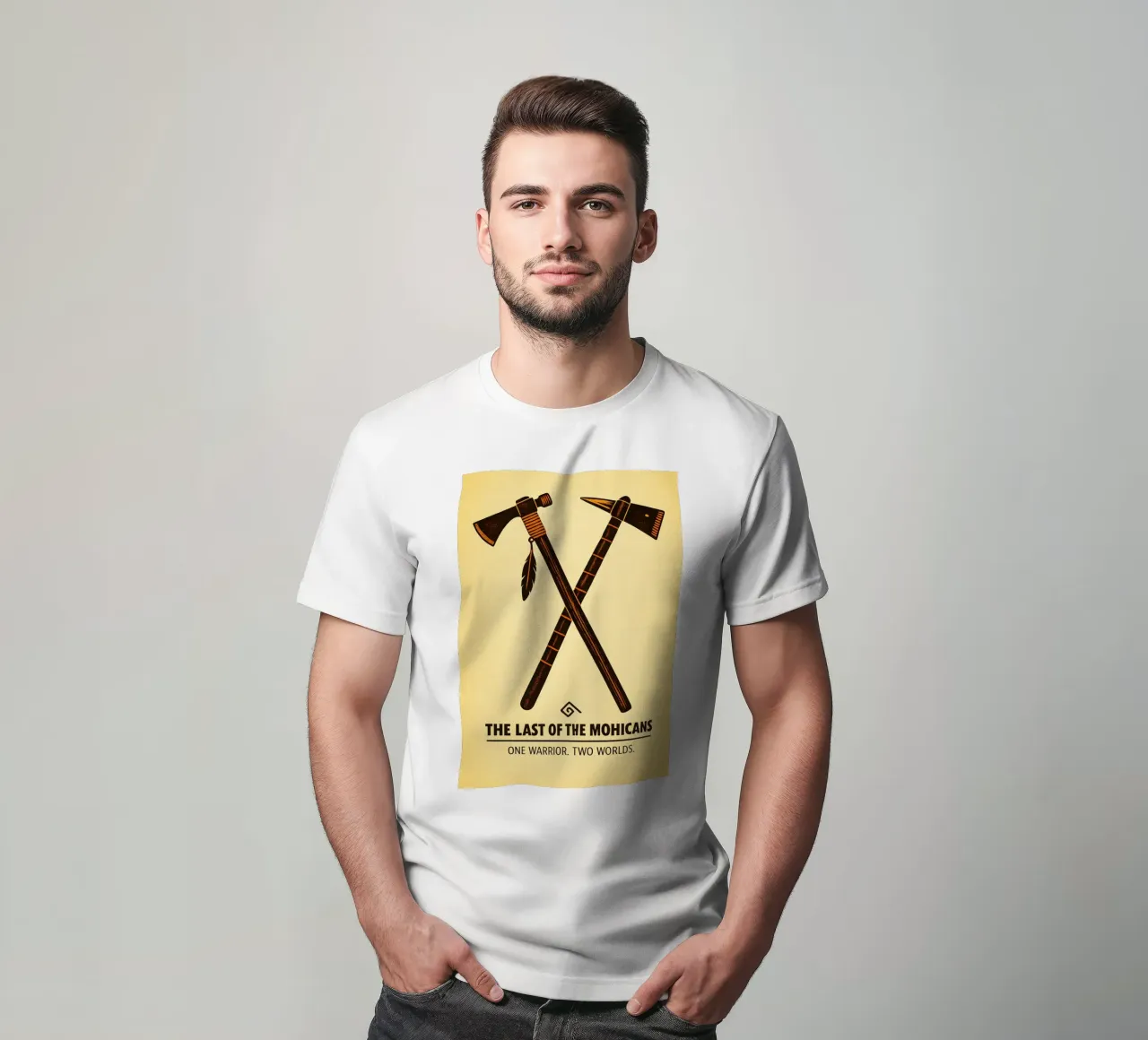 The Last Of The Mohicans Print t-shirt da MoviesArt