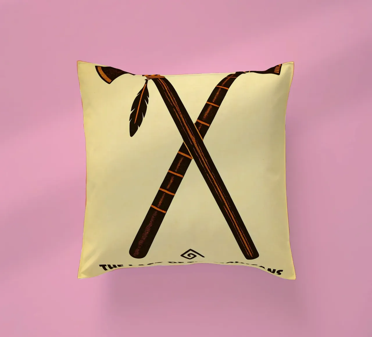 The Last Of The Mohicans Print cuscino da MoviesArt