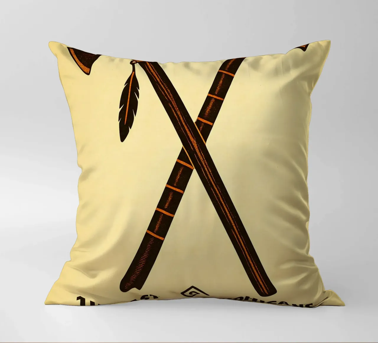 The Last Of The Mohicans Print cuscino da MoviesArt