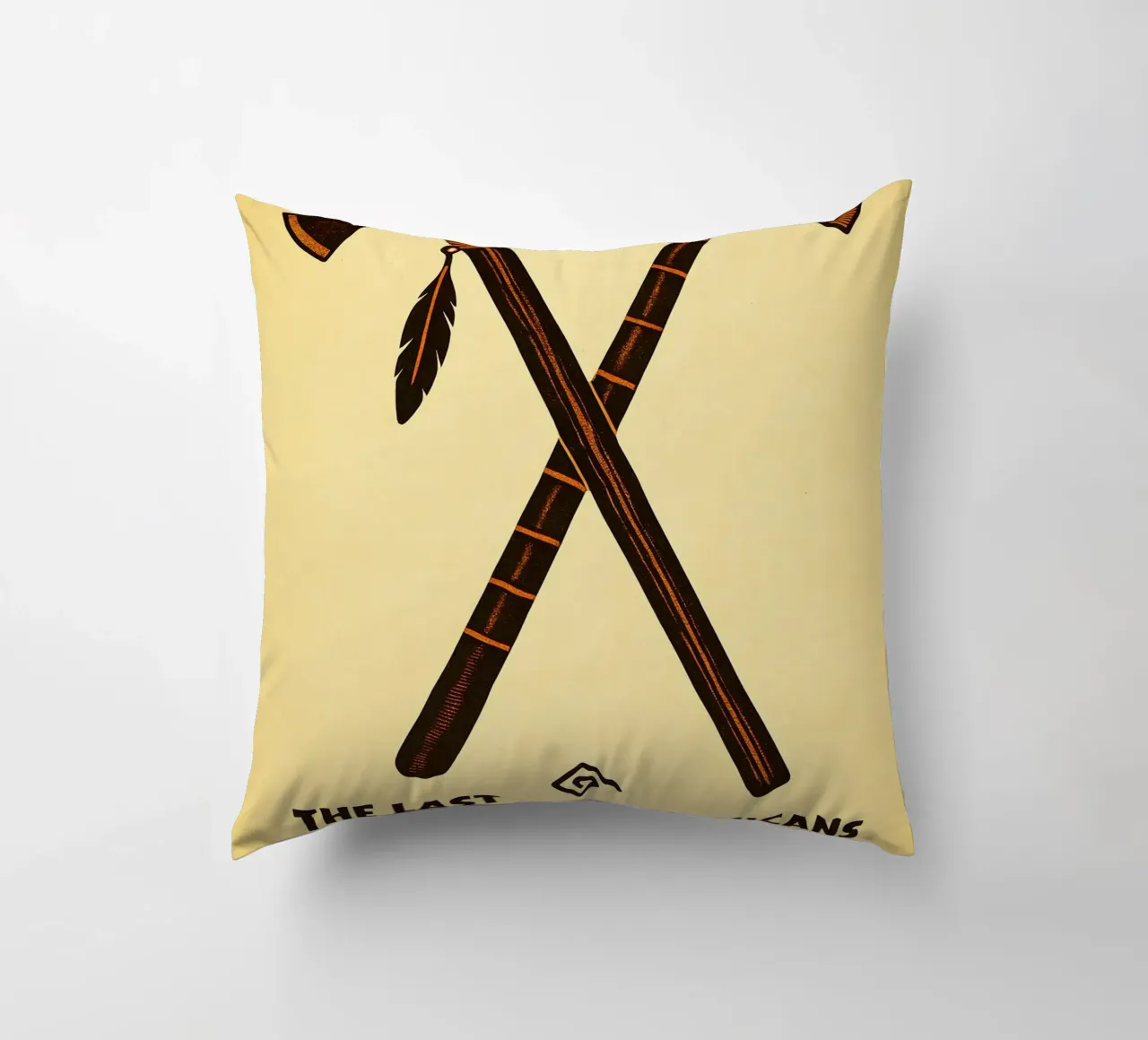 The Last Of The Mohicans Print cuscino da MoviesArt