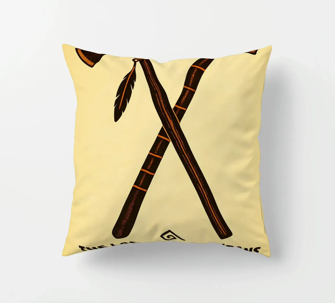 The Last Of The Mohicans Print cuscino da MoviesArt