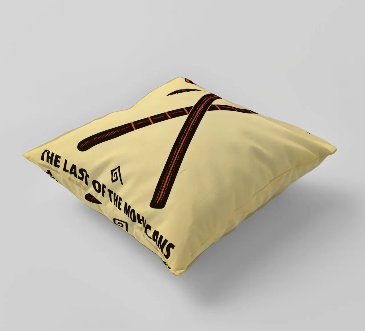 The Last Of The Mohicans Print cuscino da MoviesArt