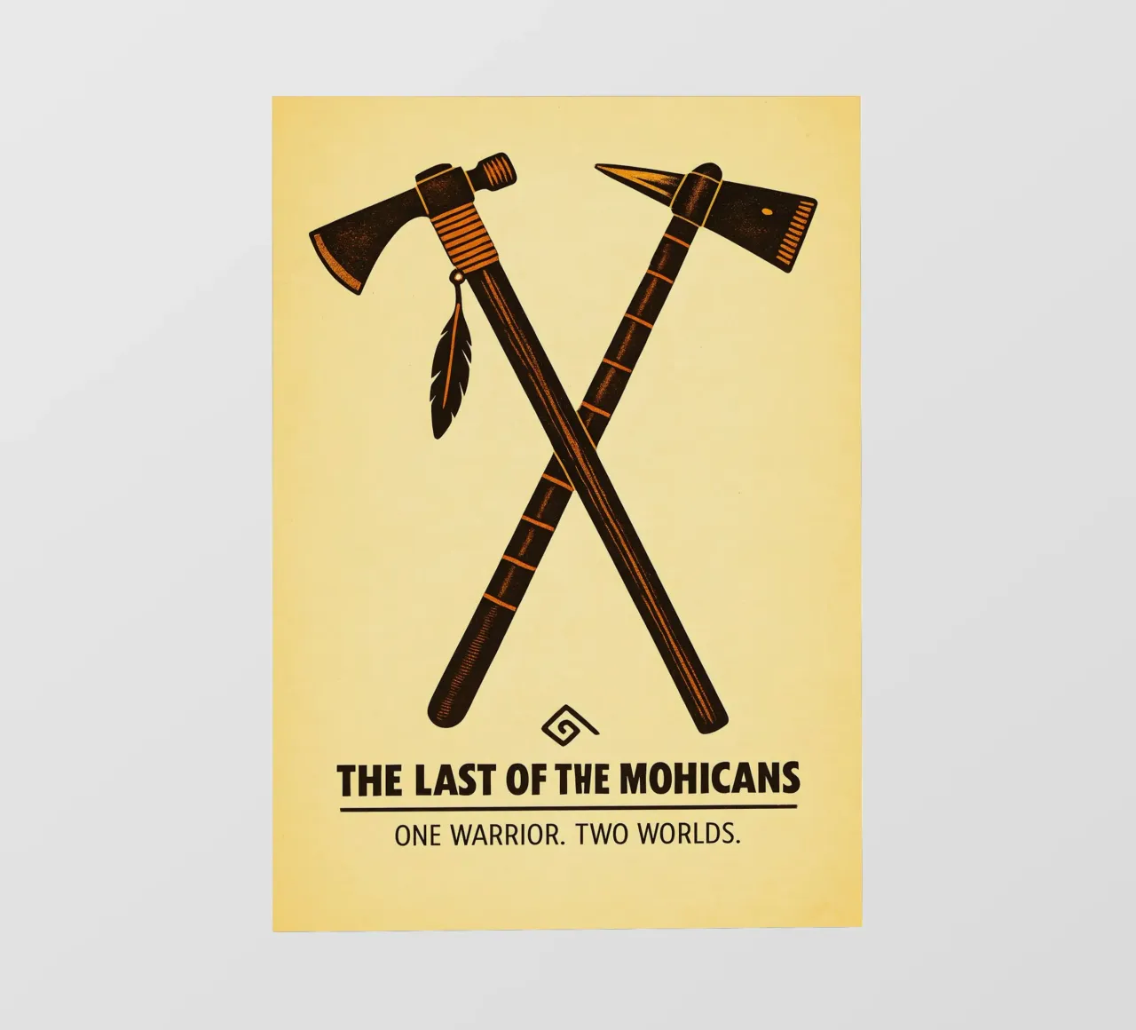 The Last Of The Mohicans Print lámina retroiluminada de MoviesArt