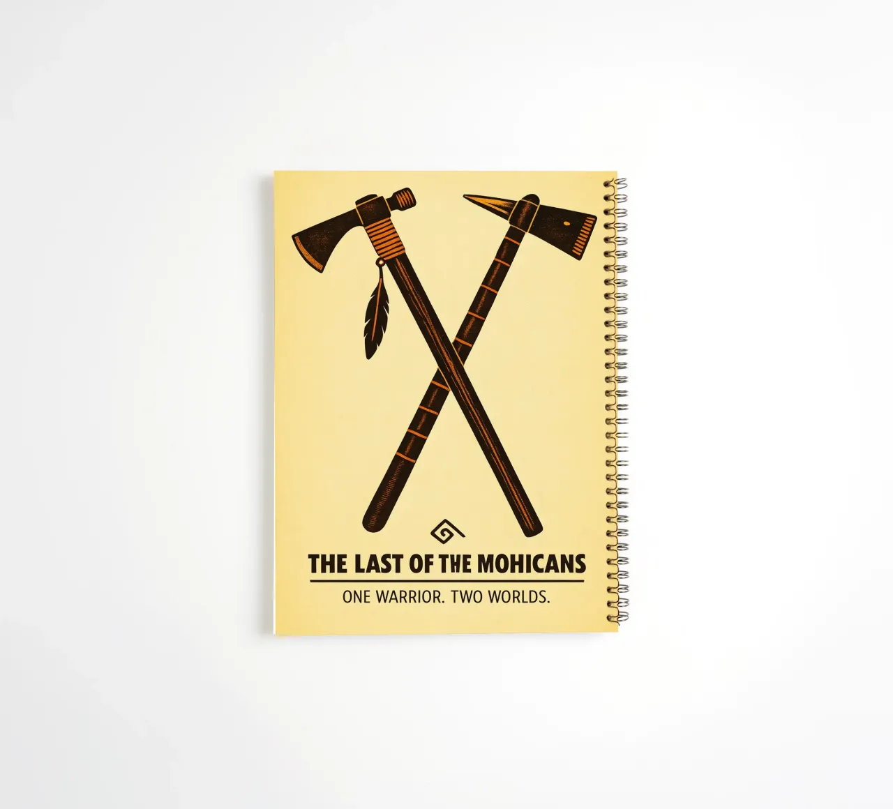 The Last Of The Mohicans Print diario ad anelli da MoviesArt