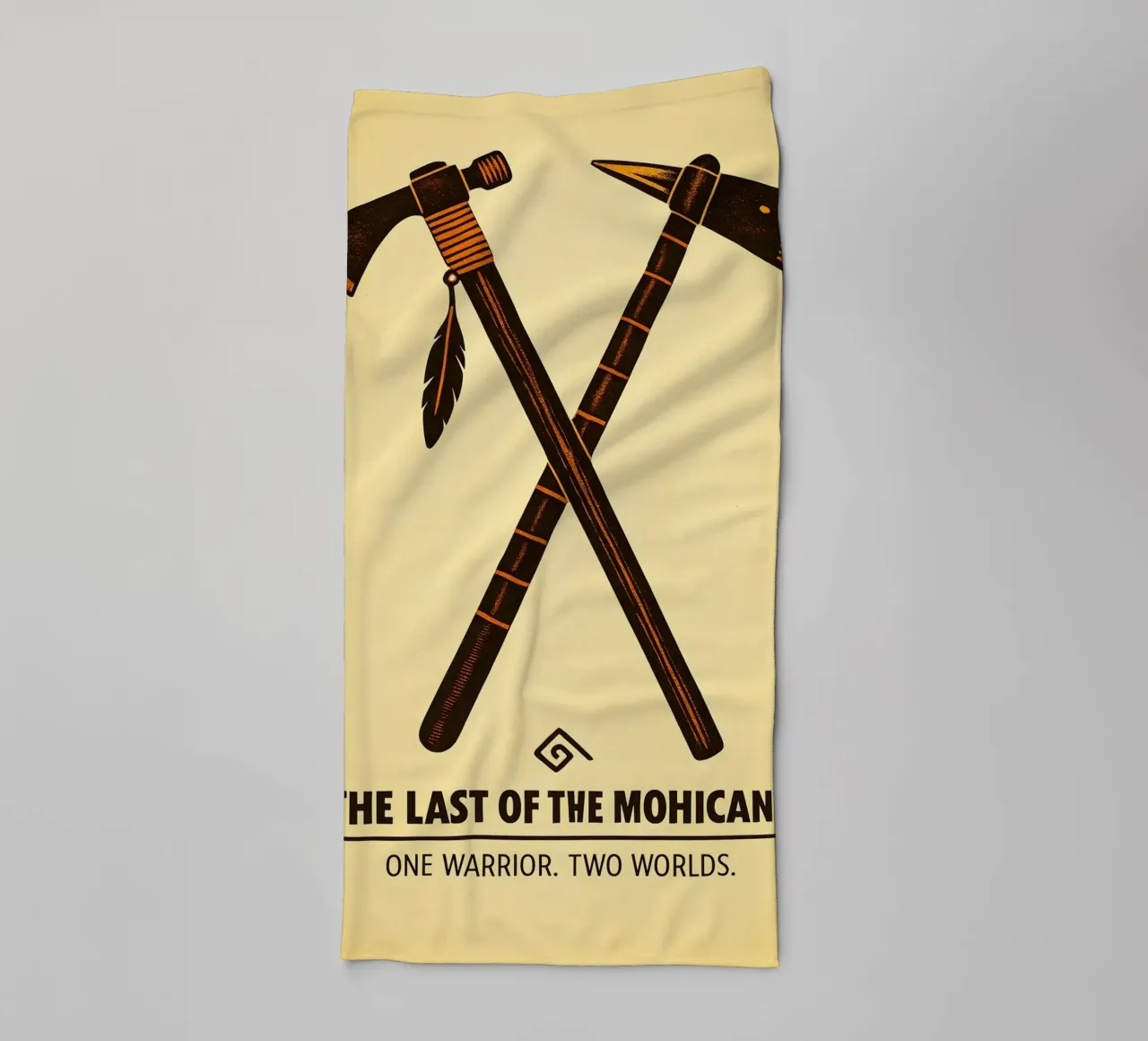 The Last Of The Mohicans Print asciugamano da bagno da MoviesArt