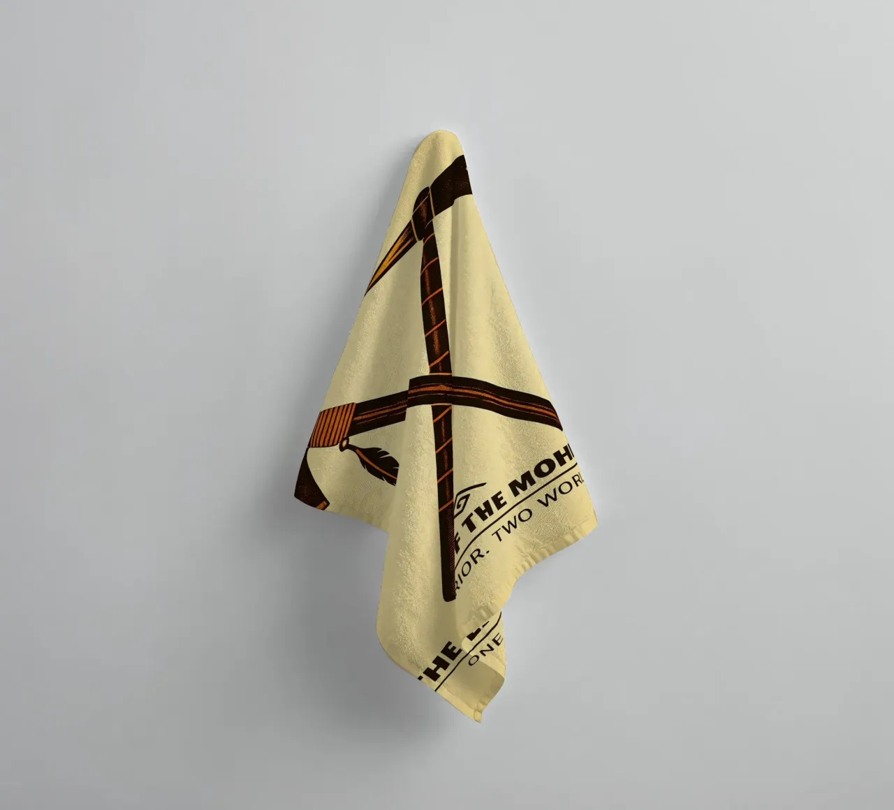 The Last Of The Mohicans Print asciugamano da bagno da MoviesArt