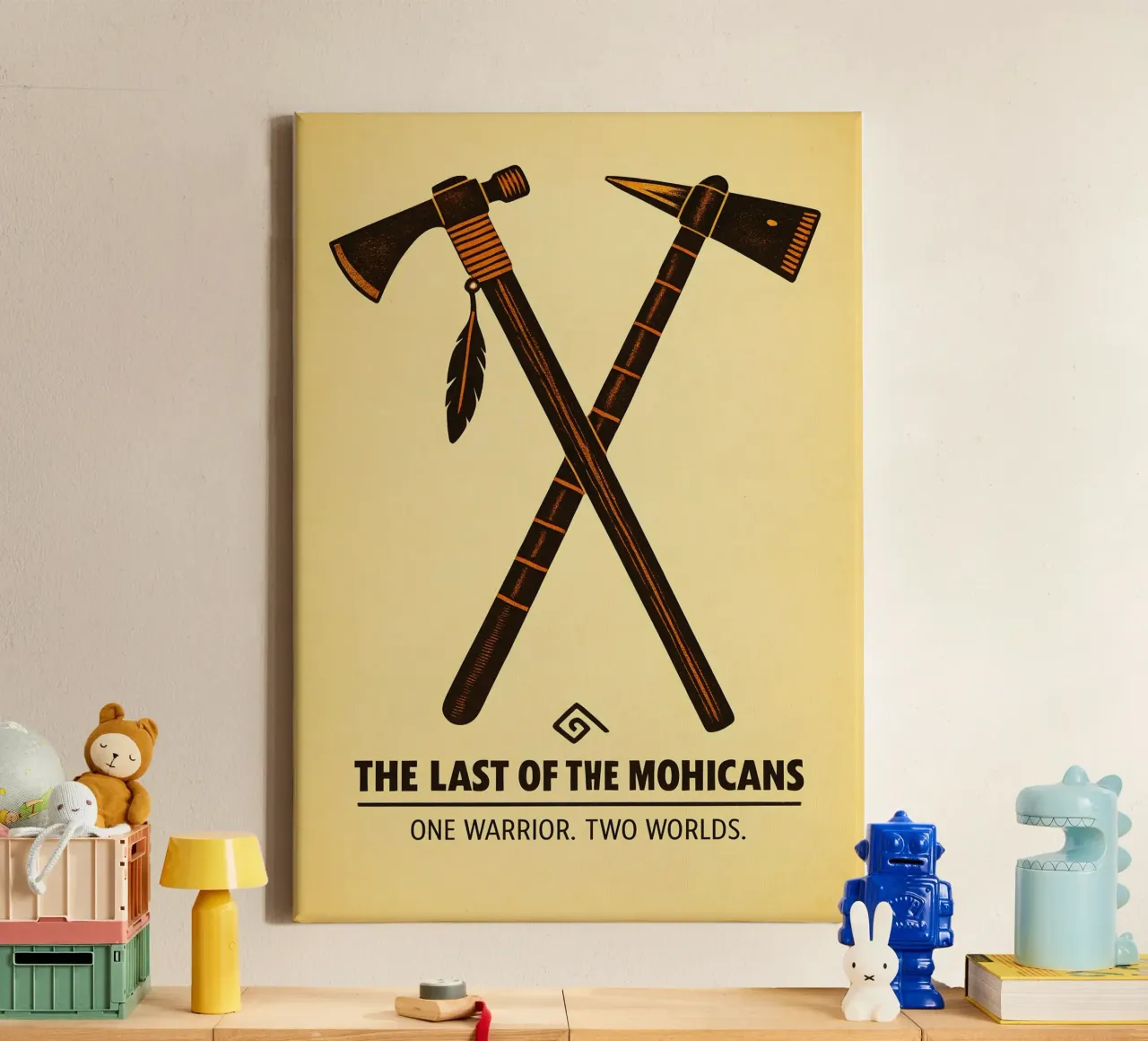 The Last Of The Mohicans Print tela da MoviesArt