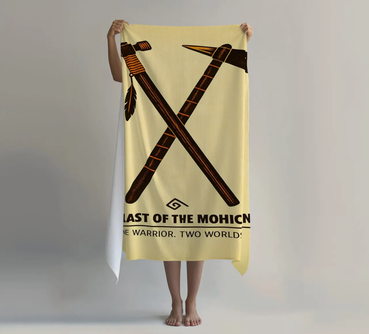 The Last Of The Mohicans Print telo mare da MoviesArt