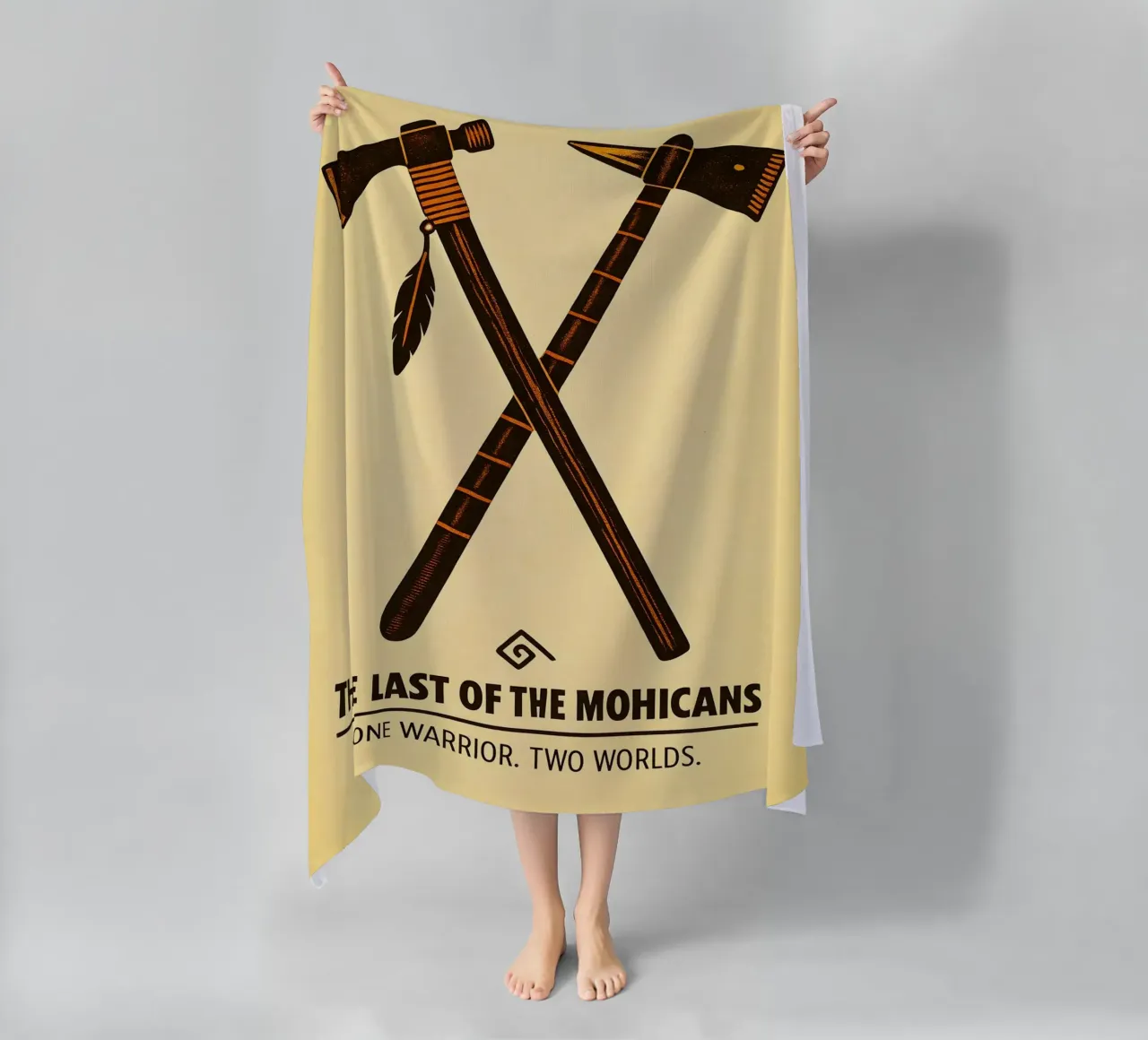 The Last Of The Mohicans Print telo mare da MoviesArt