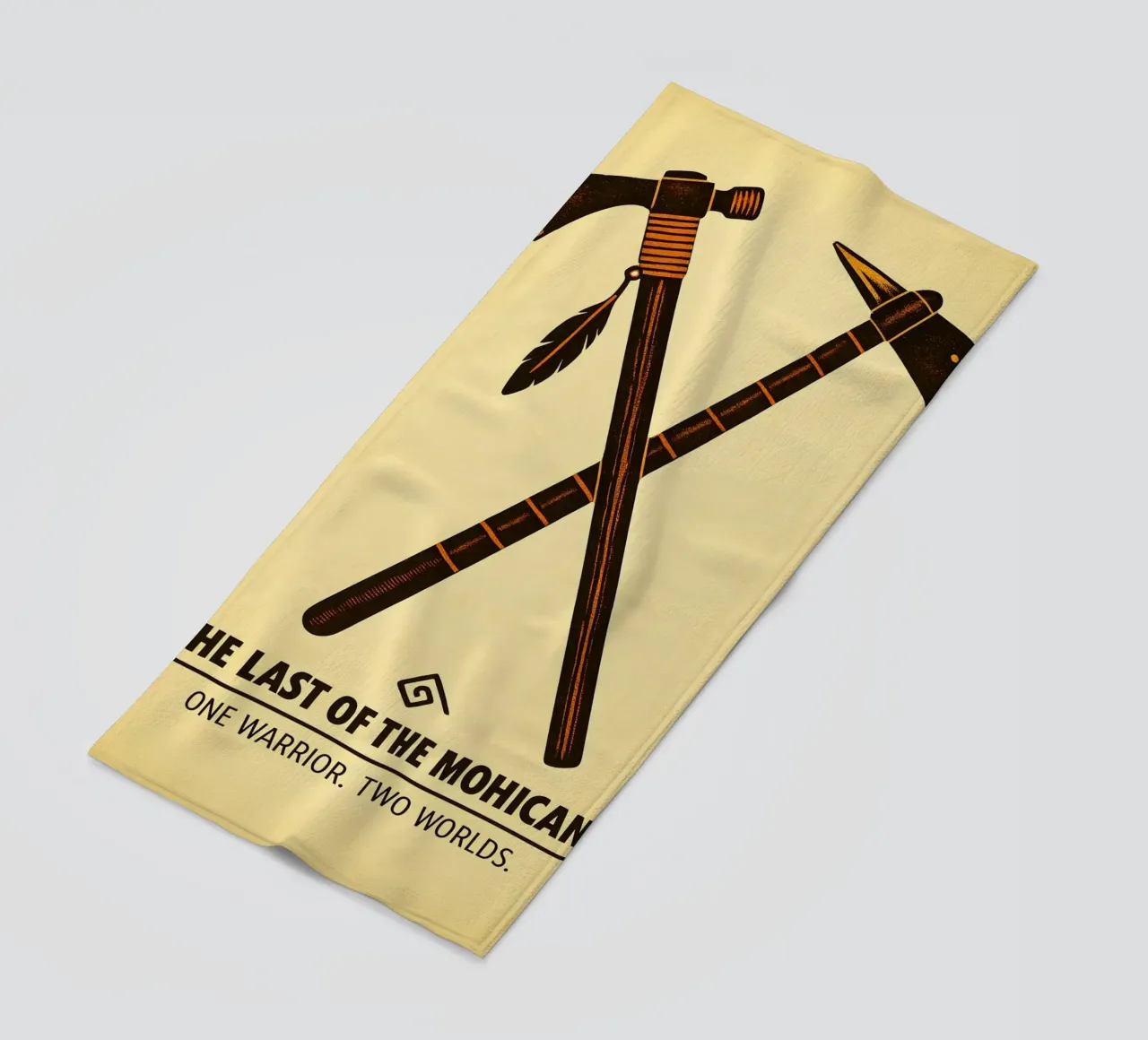 The Last Of The Mohicans Print telo mare da MoviesArt