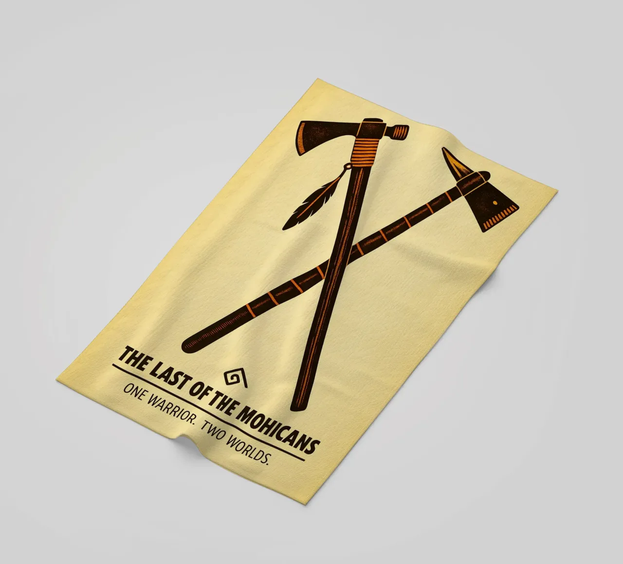 The Last Of The Mohicans Print telo mare da MoviesArt