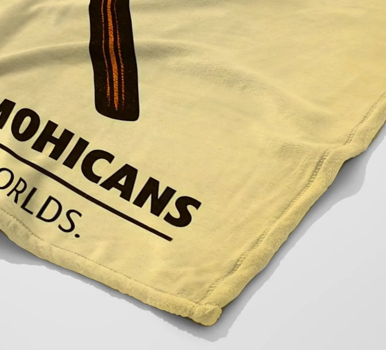 The Last Of The Mohicans Print coperta in pile da MoviesArt