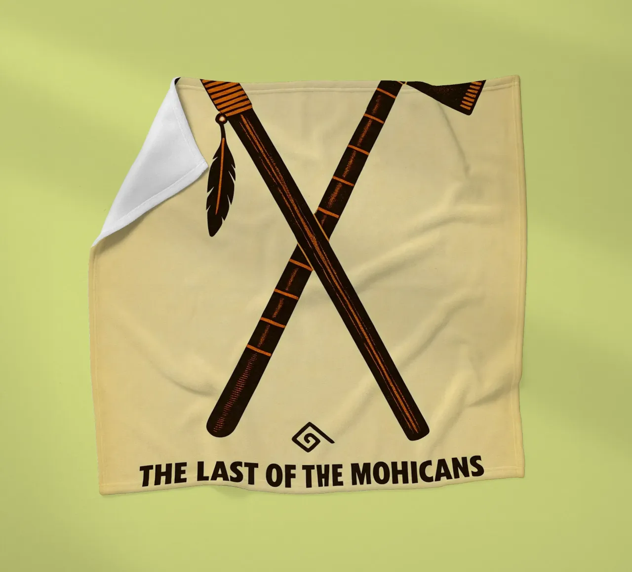 The Last Of The Mohicans Print coperta in pile da MoviesArt