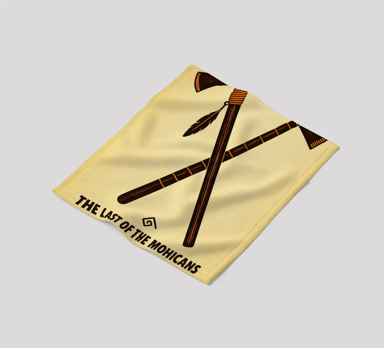 The Last Of The Mohicans Print coperta in pile da MoviesArt