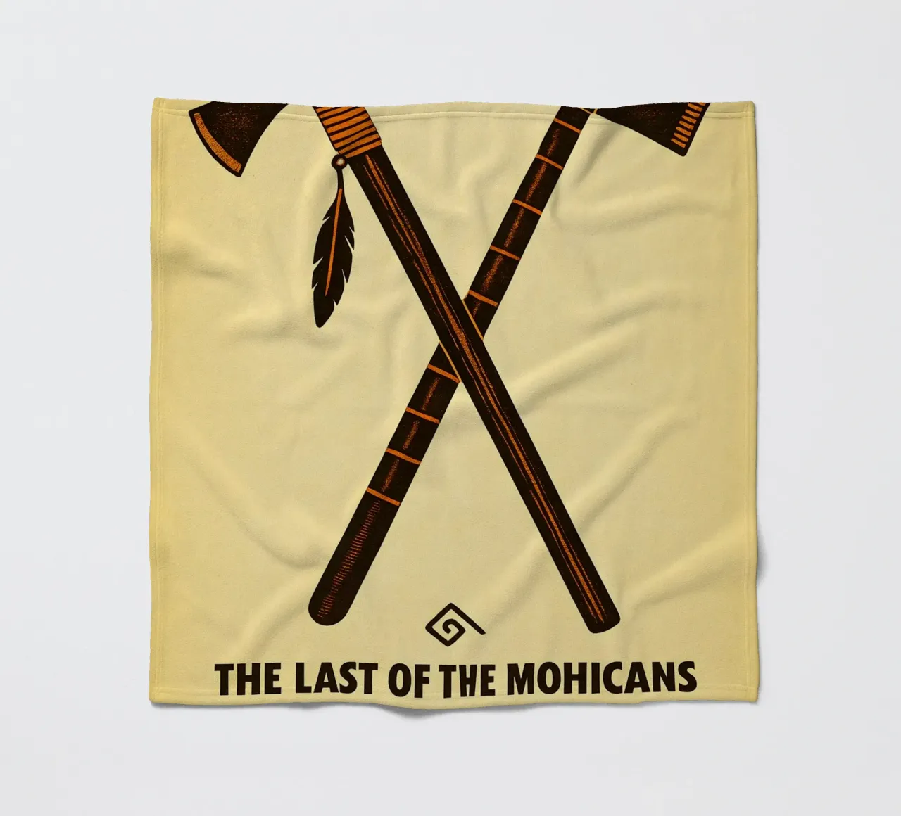 The Last Of The Mohicans Print coperta in pile da MoviesArt
