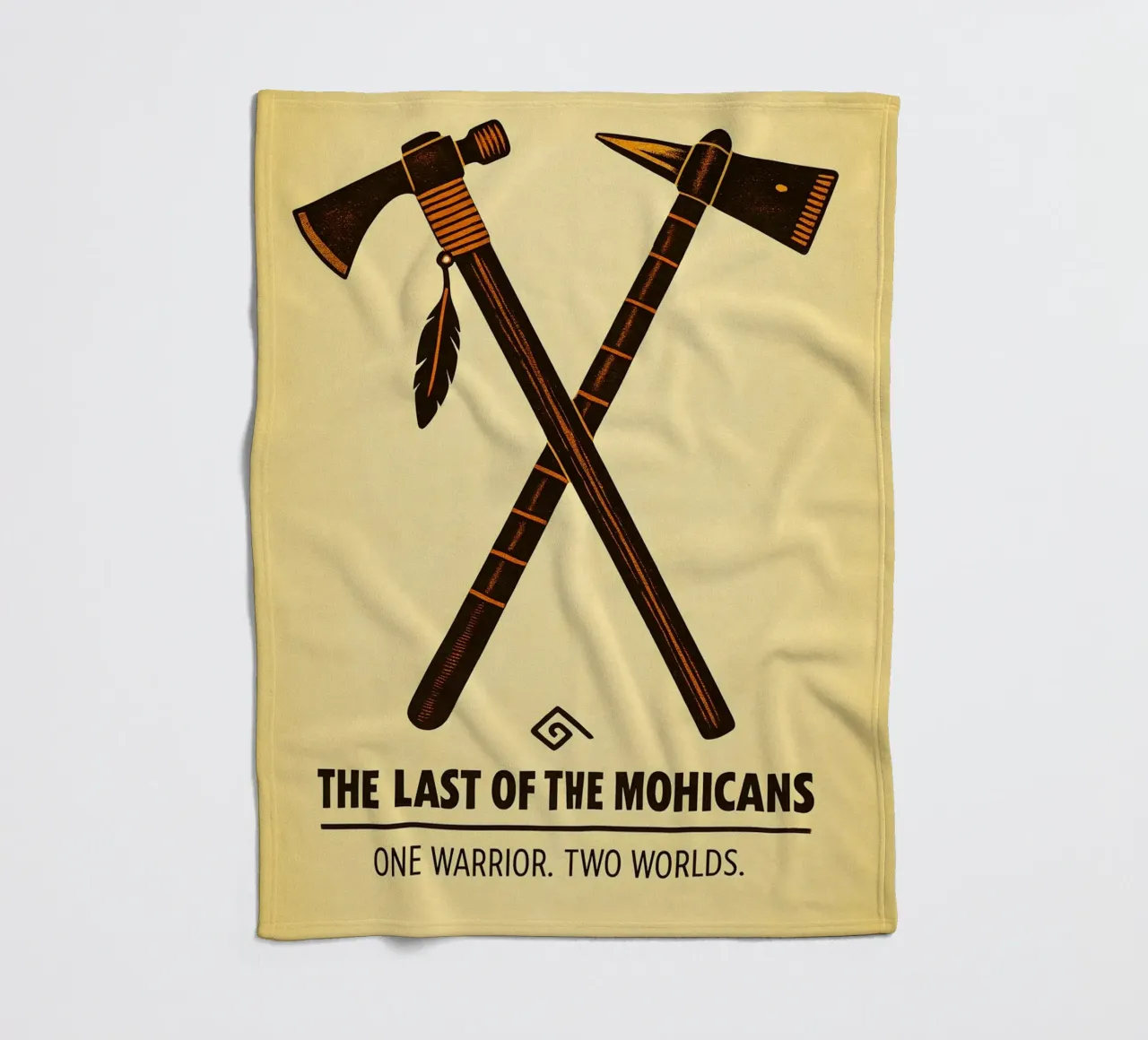 The Last Of The Mohicans Print coperta in pile da MoviesArt