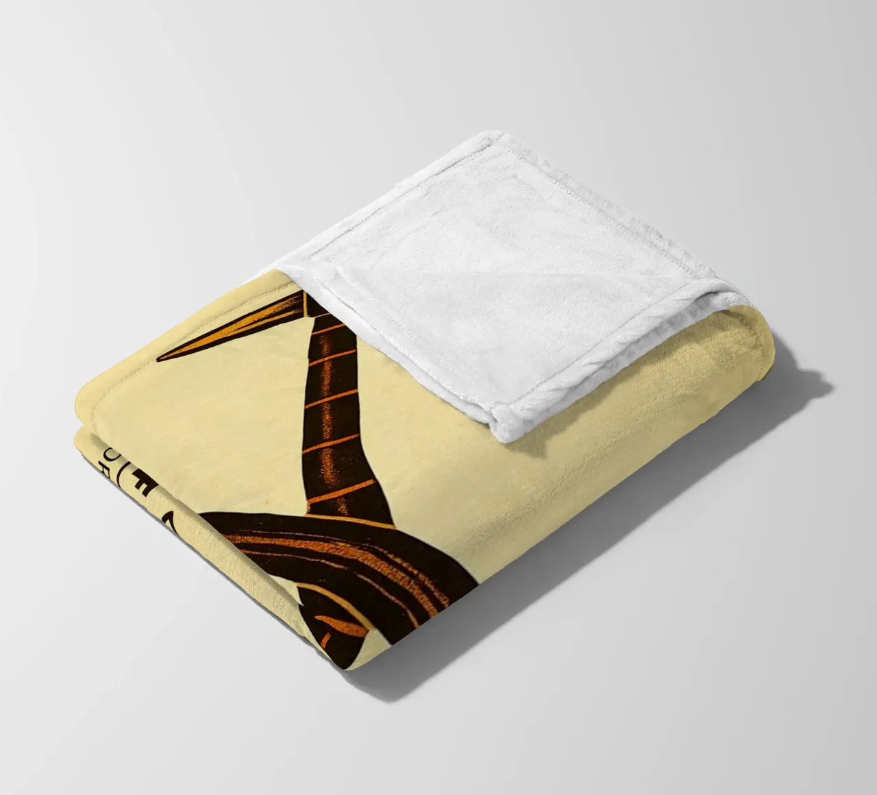 The Last Of The Mohicans Print coperta in pile da MoviesArt