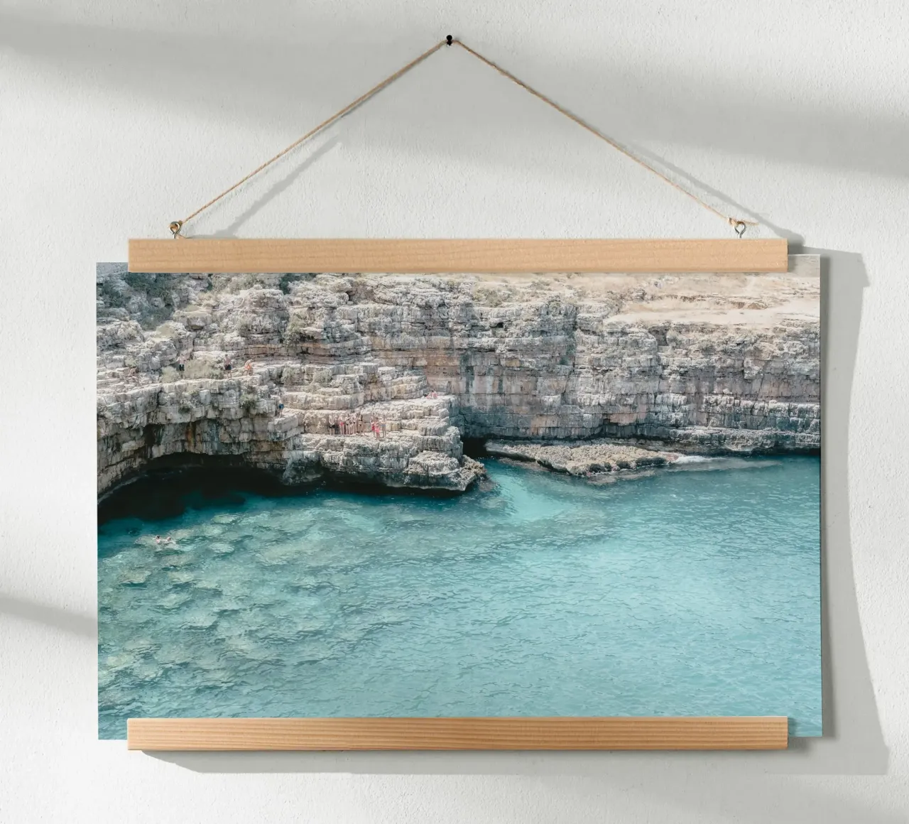 Rocky coast in Apulia, Italy carta hahnemühle da photolovers