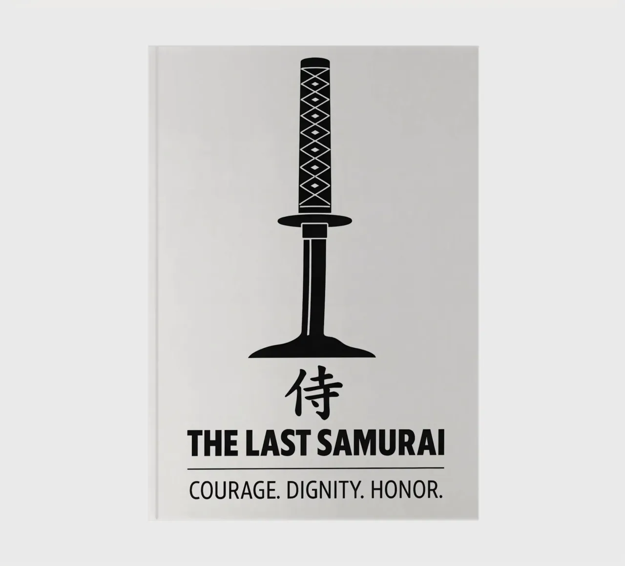 The Last Samurai Print notebook by MoviesArt