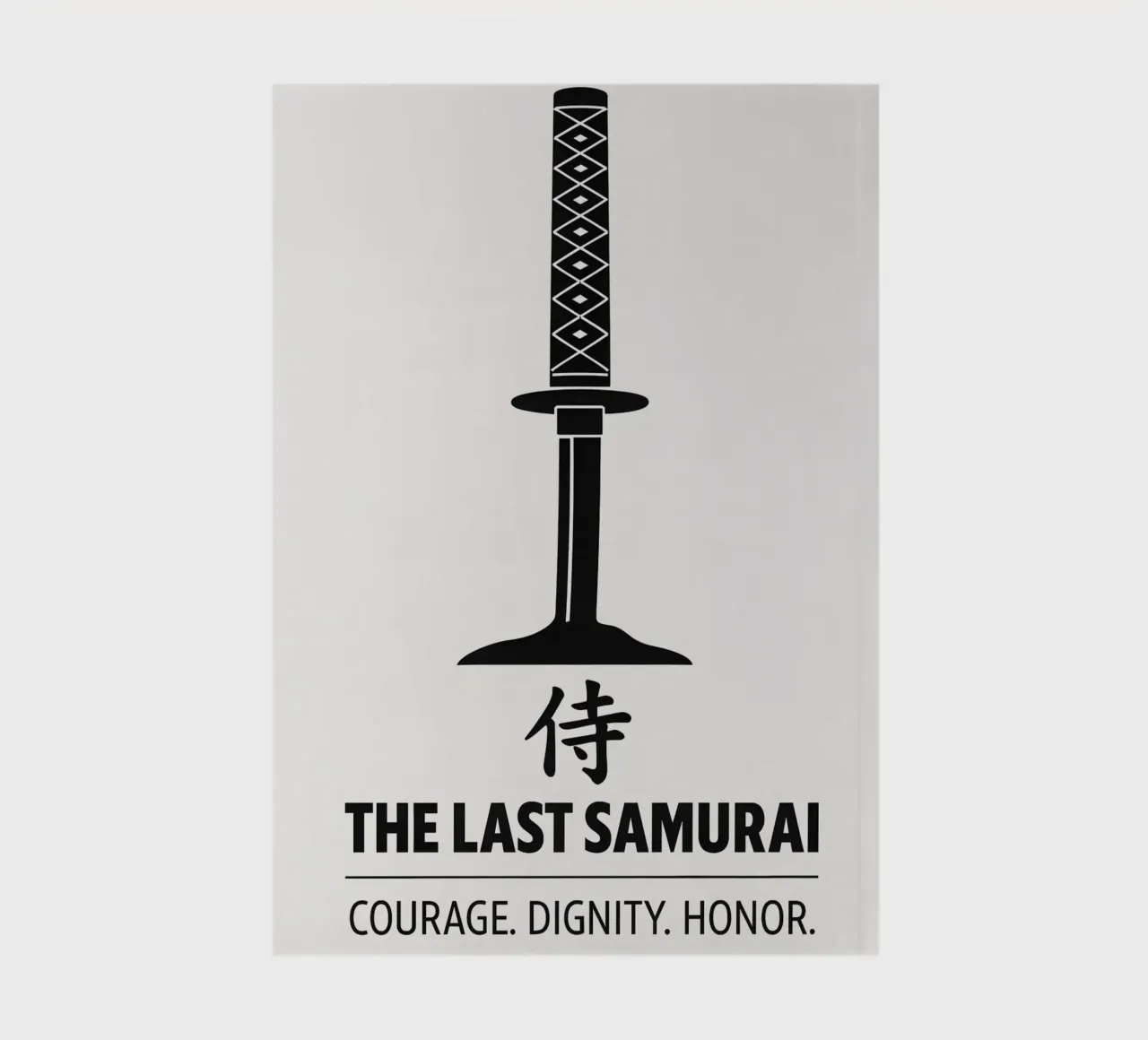 The Last Samurai Print notebook by MoviesArt
