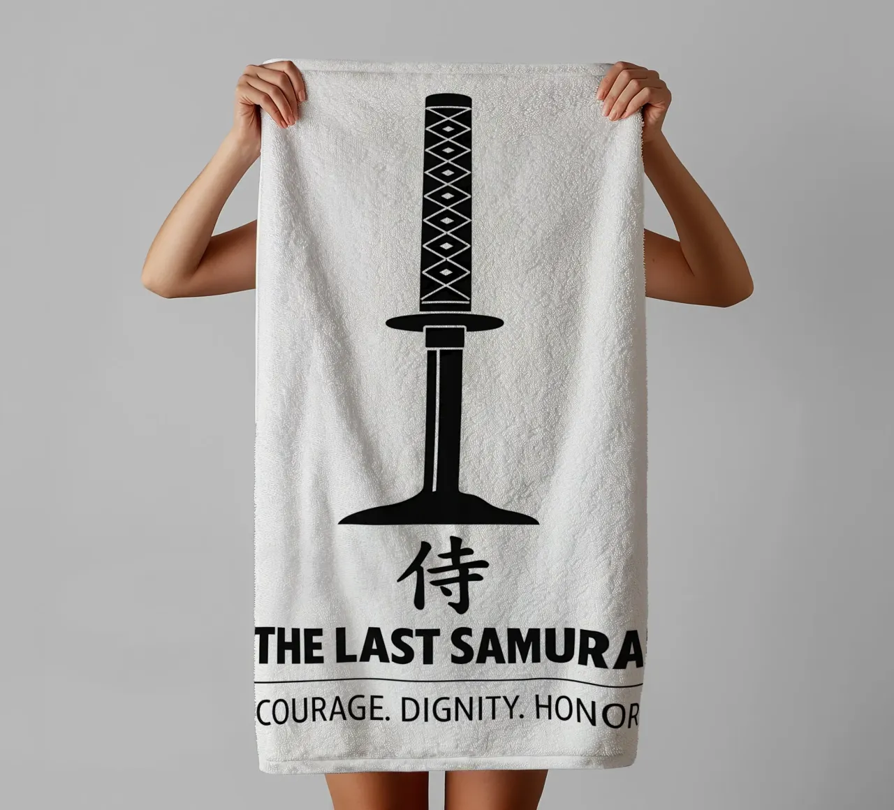 The Last Samurai Print asciugamano da bagno da MoviesArt