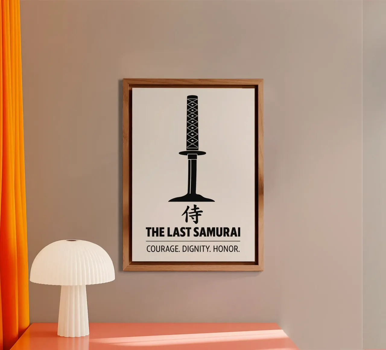 The Last Samurai Print alluminio dibond da MoviesArt