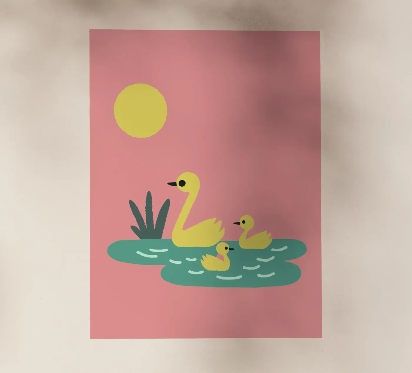 Anatra oca pellicola backlit da TRENDY POSTER SHOP