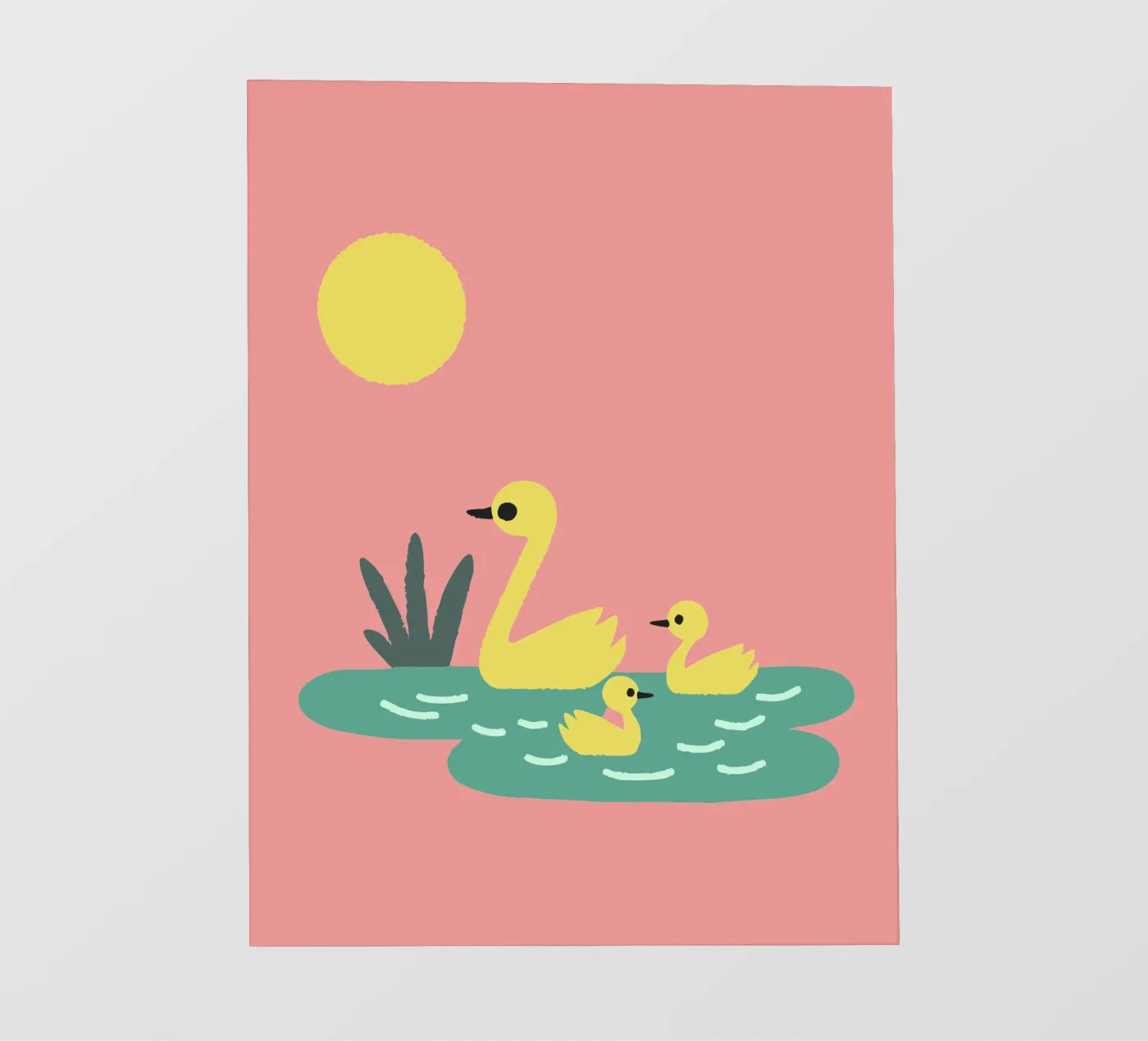 Anatra oca pellicola backlit da TRENDY POSTER SHOP