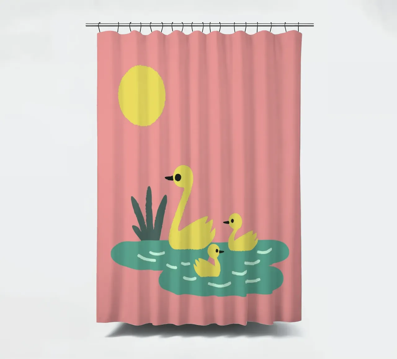 Anatra oca tenda da doccia da TRENDY POSTER SHOP