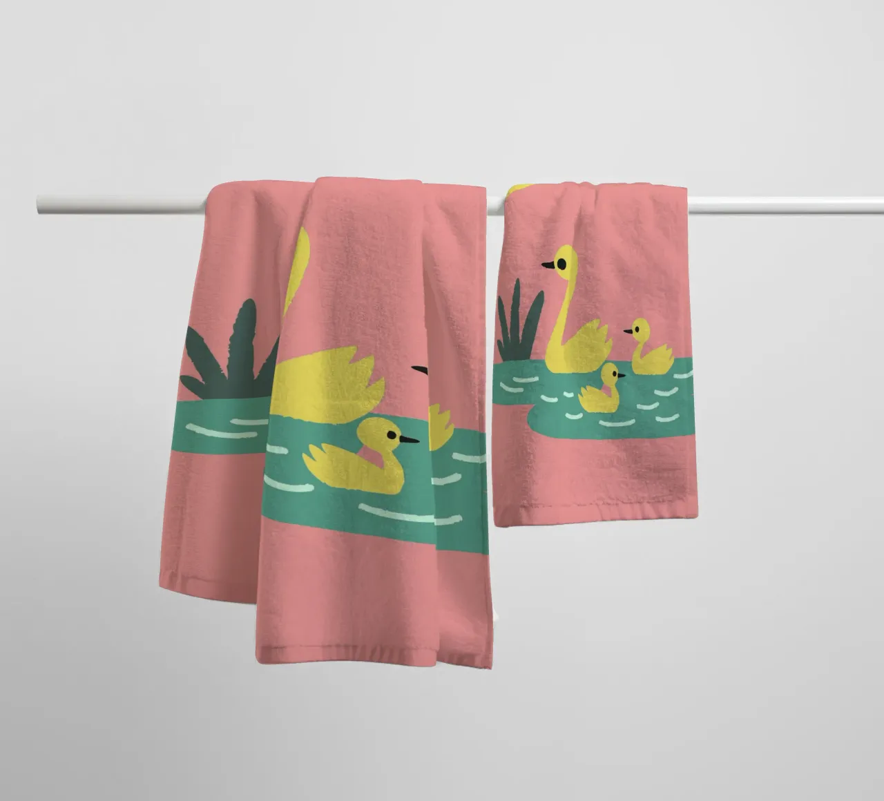Anatra oca asciugamano da bagno da TRENDY POSTER SHOP