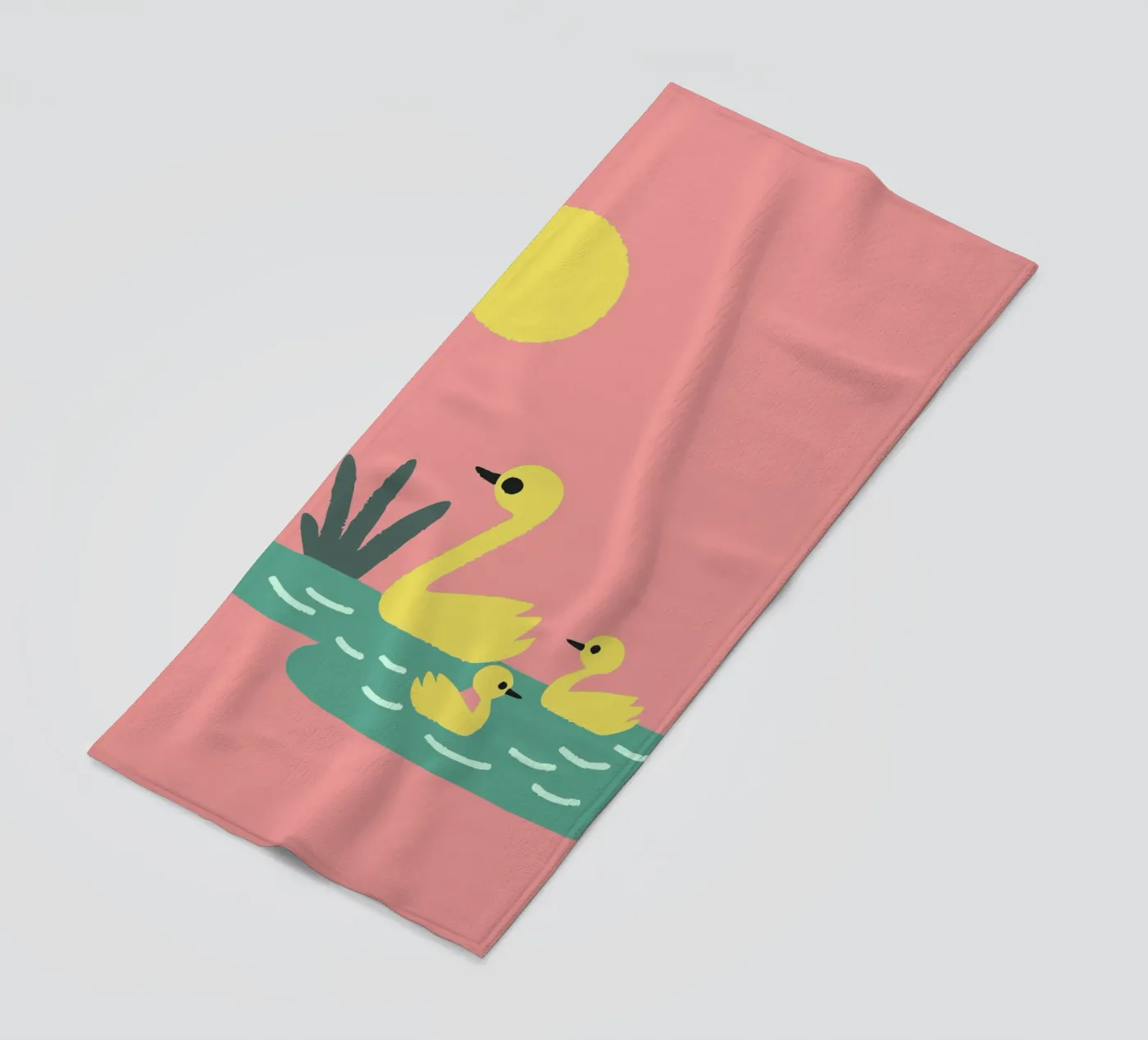Eend Gans strandhanddoek van TRENDY POSTER SHOP