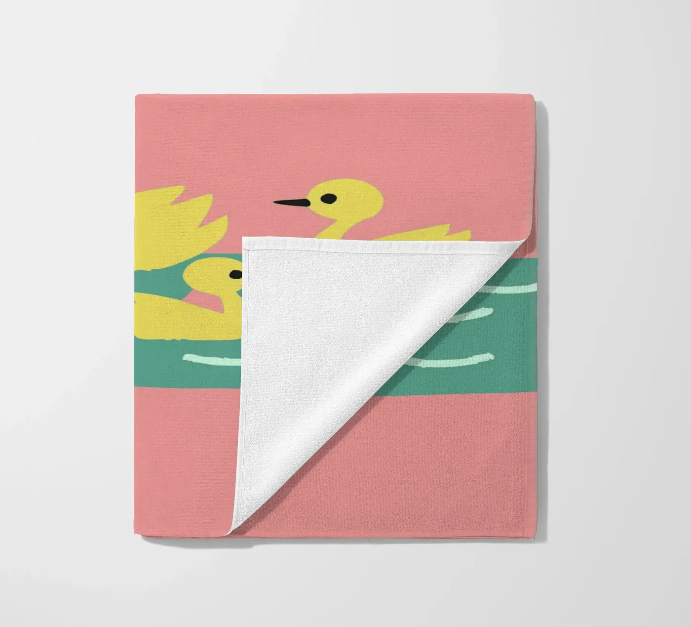Eend Gans strandhanddoek van TRENDY POSTER SHOP