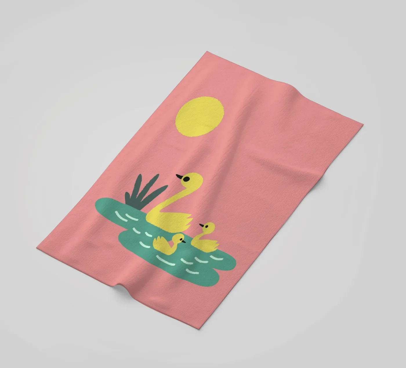 Eend Gans strandhanddoek van TRENDY POSTER SHOP