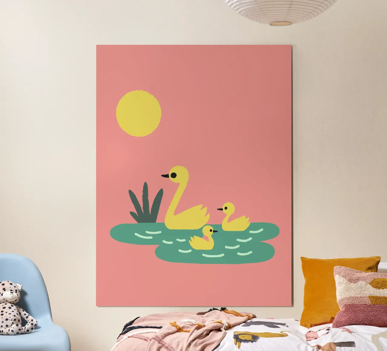 Eend Gans poster van TRENDY POSTER SHOP