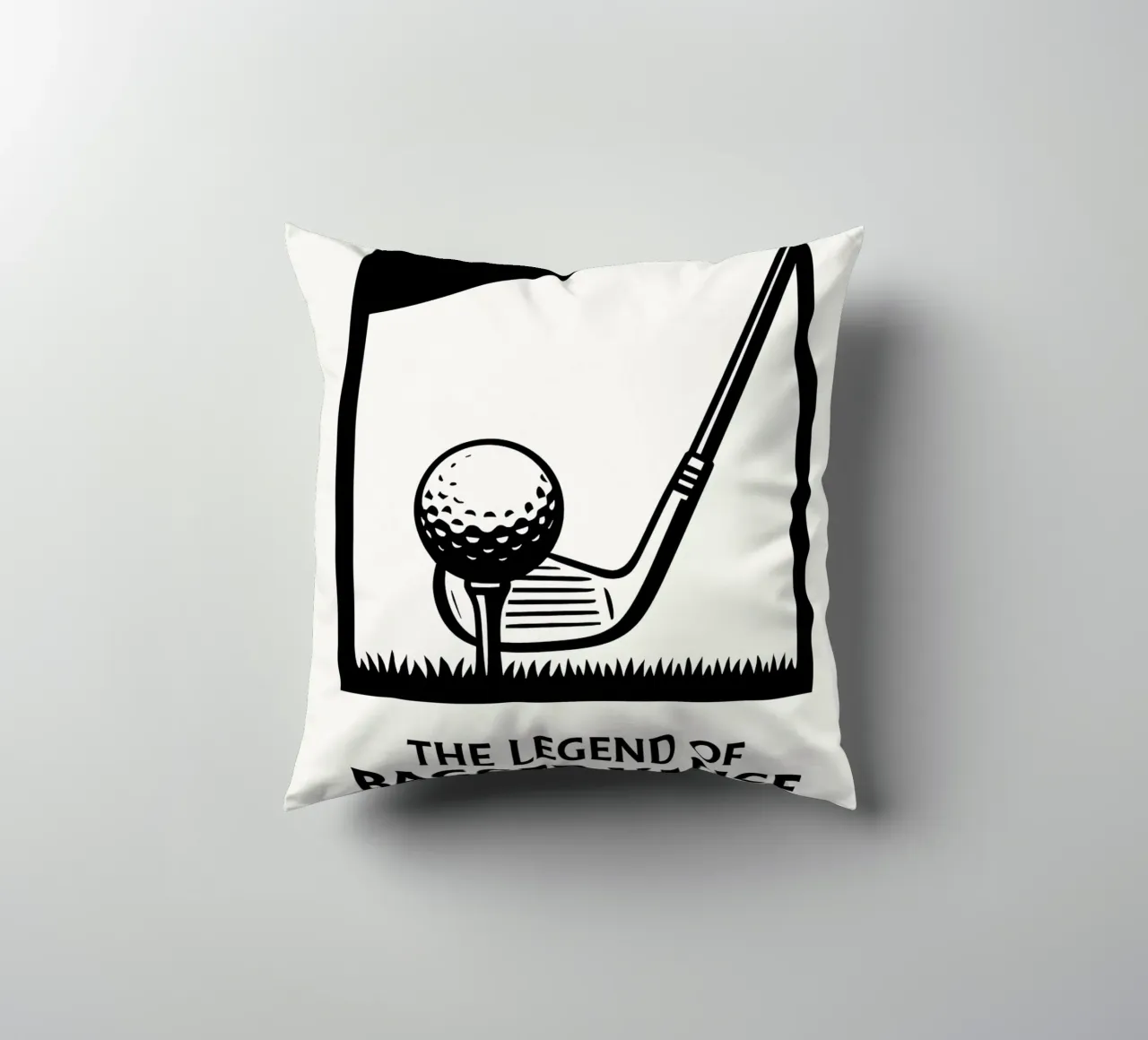 The Legend of Bagger Vance Print cuscino da MoviesArt