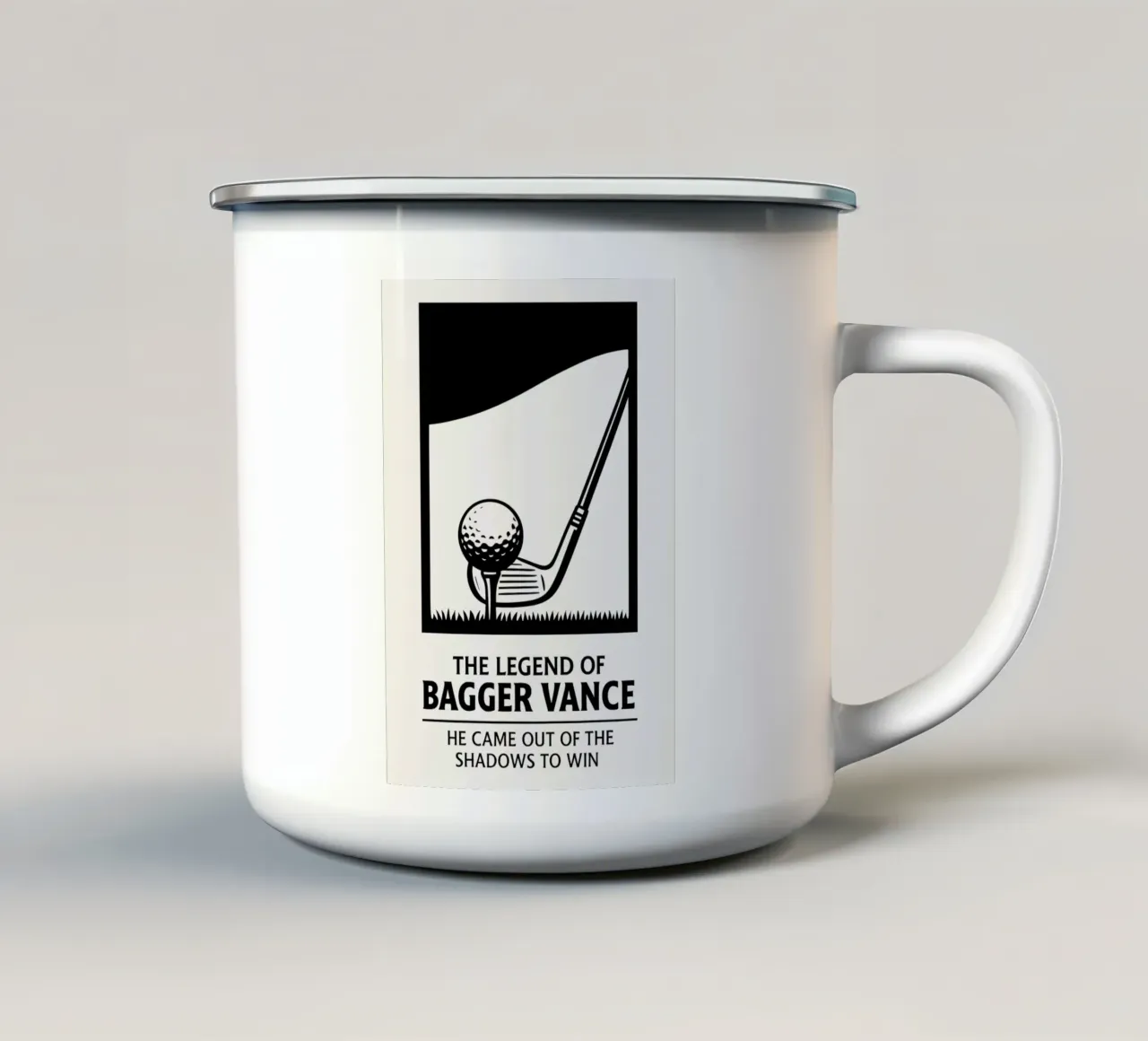 The Legend of Bagger Vance Print tazza in smalto da MoviesArt