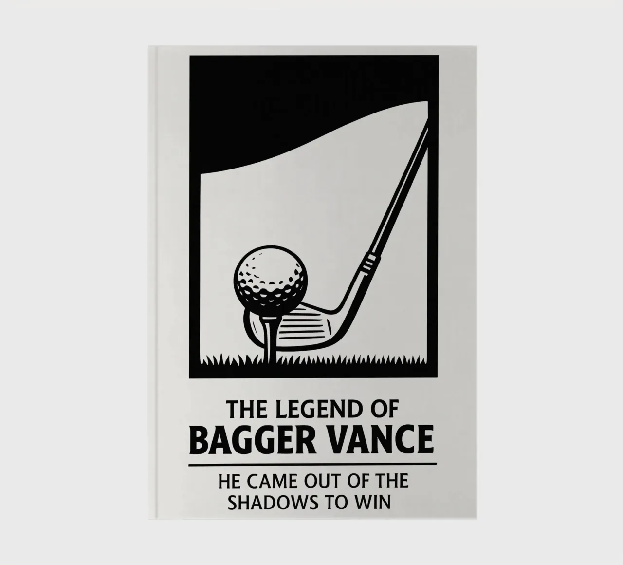 The Legend of Bagger Vance Print notebook by MoviesArt