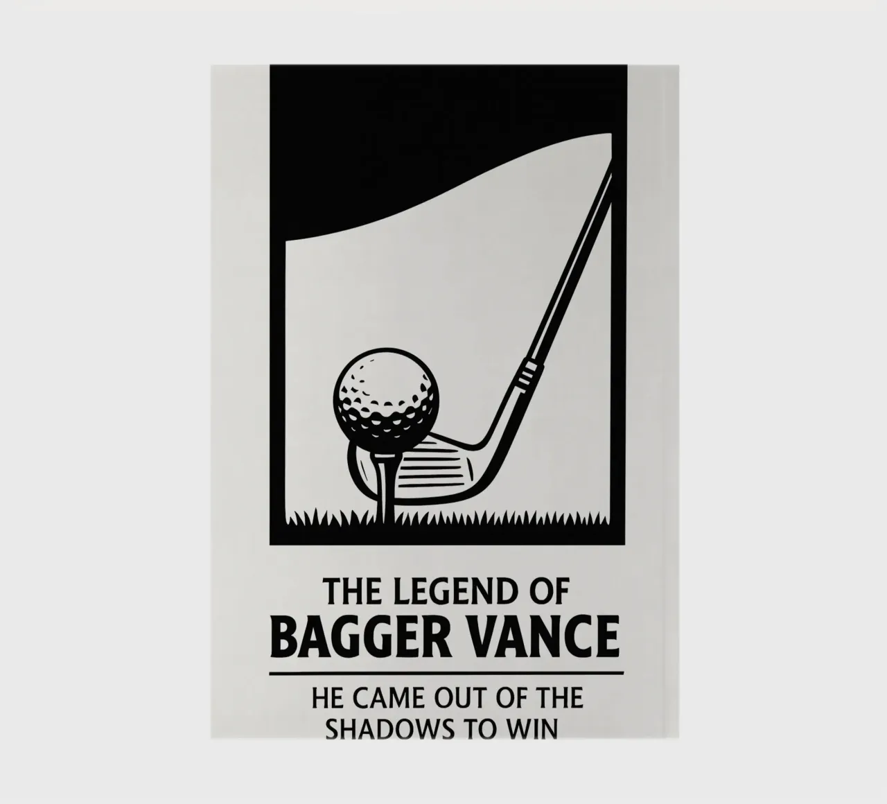 The Legend of Bagger Vance Print notebook by MoviesArt